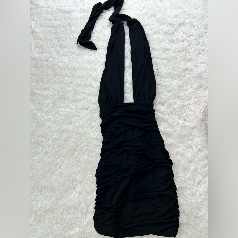 Black Zara multi wear dress size xs